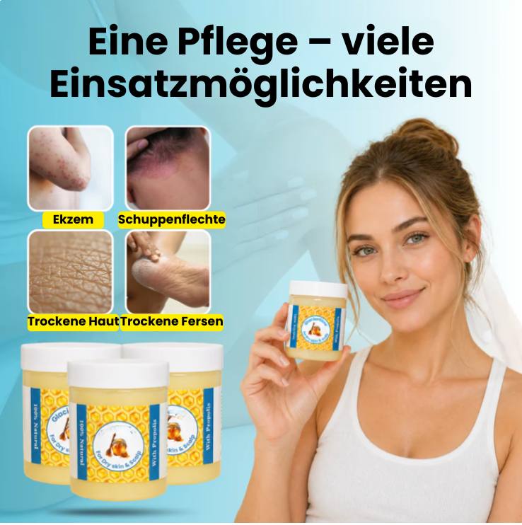 GlacierGlow Skin – Pflegender Balsam für trockene, gereizte Haut